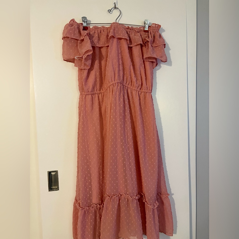 Grace Karin Strapless Pink Dress